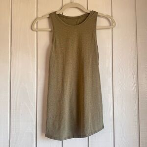 Lululemon Green Open Back Tank